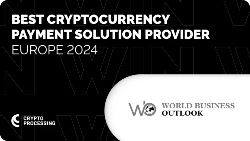 Cryptoprocessing | CryptoProcessing scores another award, this time from The World Business Outlook