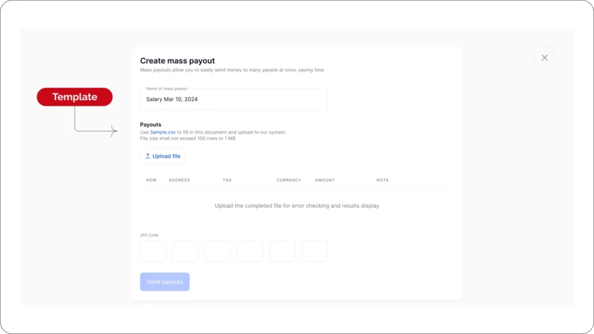 Cryptoprocessing | Mass Payouts by Cryptoprocessing