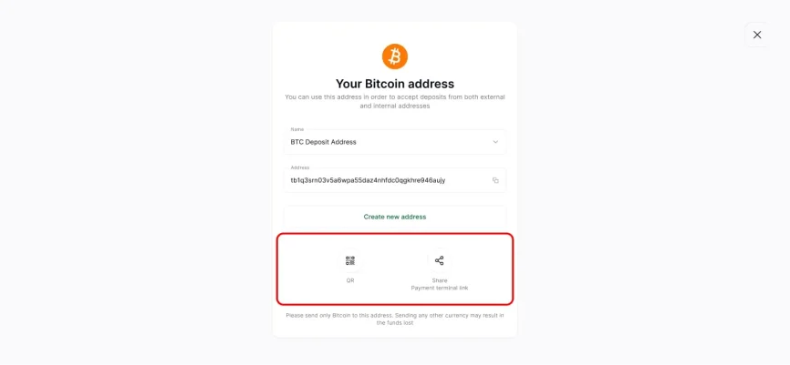 How to accept crypto Step 4