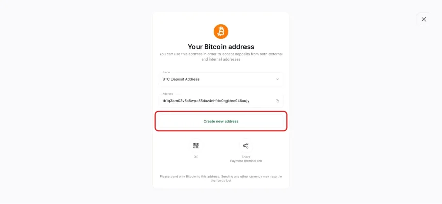 How to accept crypto Step 5
