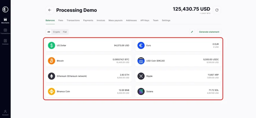 How to send crypto Step 1