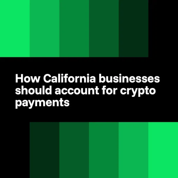 Crypto payments in California